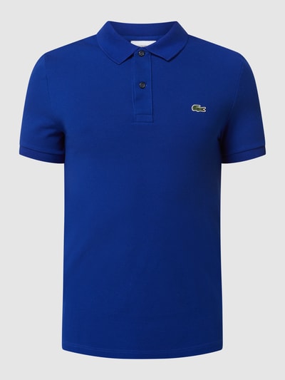 Lacoste Slim fit poloshirt van piqué Koningsblauw - 2