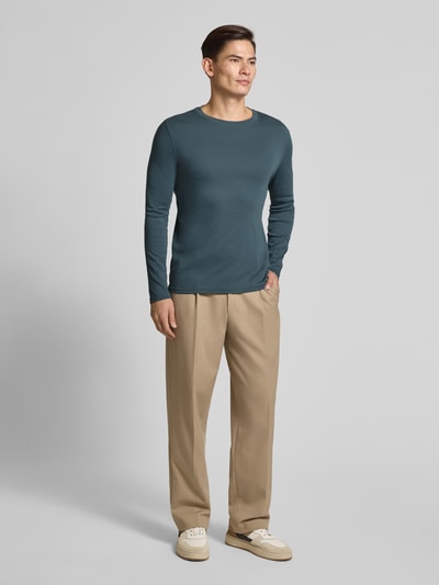 MCNEAL Longsleeve met ronde hals Antraciet - 1