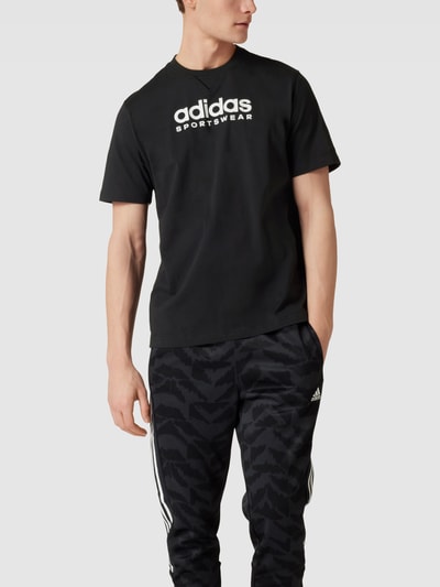 ADIDAS SPORTSWEAR T-Shirt mit Label-Print Black 4