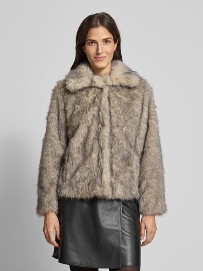 B.Young Jack van imitatiebont met steekzakken, model 'AKAJA' Camel - 4