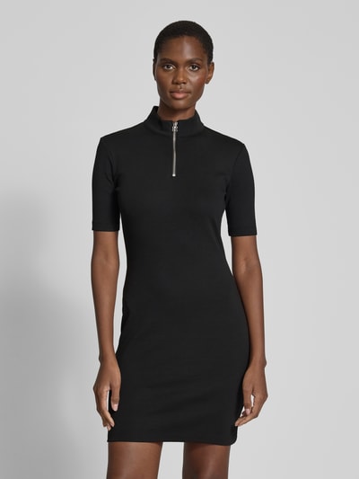 HUGO Mini-jurk met schipperskraag, model 'Nasiia' Zwart - 4