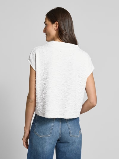 someday. T-Shirt in Strick-Optik Modell 'Kennie' Offwhite 5