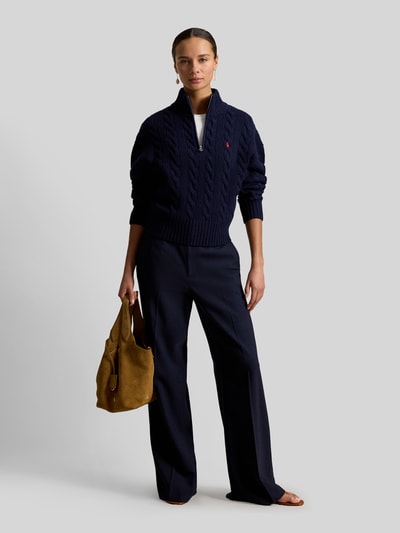 Polo Ralph Lauren Regular Fit Troyer aus Woll-Mix Marine 1