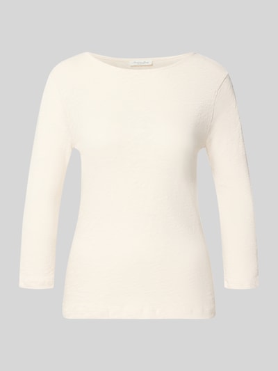 Produktfoto, Longsleeve mit 3/4-Arm von Christian Berg Woman aus bawełna, prosty krój, okrągły dekolt, długość tyłu w rozmiarze S: 56 cm