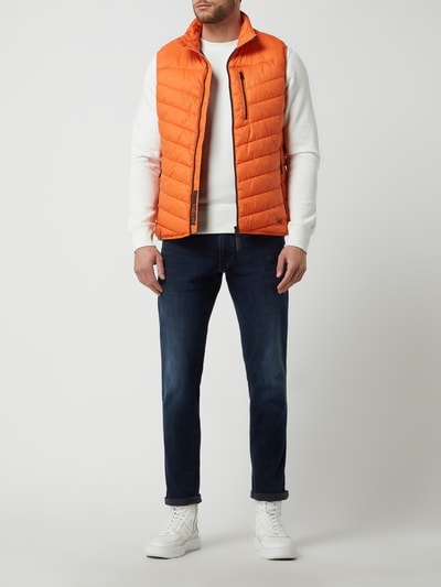 camel active Gewatteerde bodywarmer met ritszakken  Oranje - 1