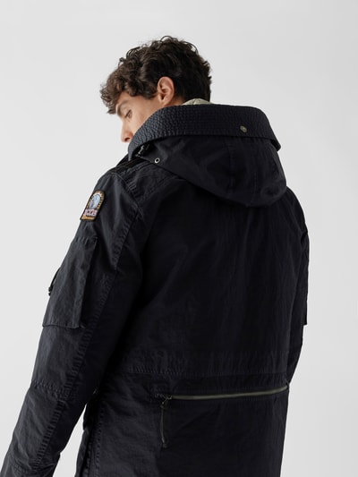 Parajumpers Daunenjacke mit Kapuze Schwarz 6