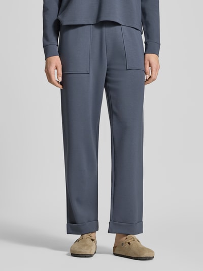 Christian Berg Woman Sweatpants mit Eingrifftaschen und Aufschlag Dunkelgrau 4