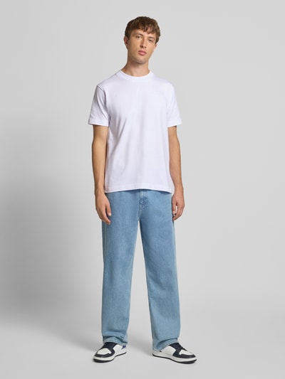 Ellesse T-Shirt mit Label-Stitching und Rundhalsausschnitt Weiss 1