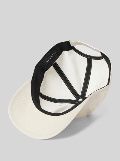 bugatti Basecap mit Label-Stitching Sand 2