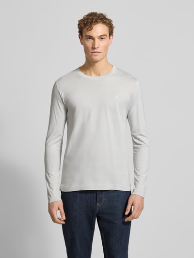 Marc O'Polo Shaped fit shirt met lange mouwen van puur katoen Lichtgrijs - 4