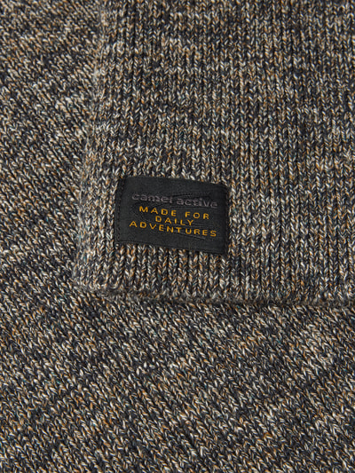 camel active Sjaal met labelpatch Marineblauw - 2