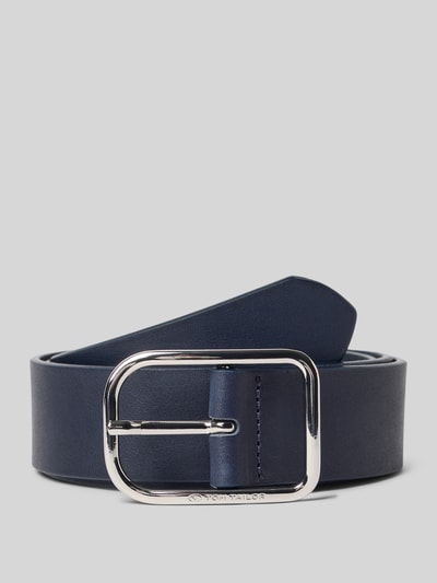 Tom Tailor Riem van glad leer Donkerblauw - 1
