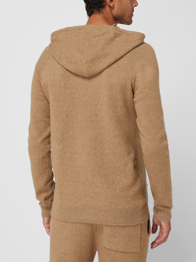 Tom Tailor Denim Pullover mit Kapuze Hellbraun meliert 5