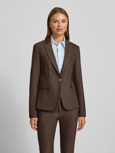 MOS MOSH Blazer mit Pattentaschen Modell 'Blake' Schoko 4