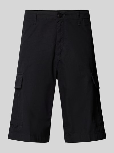 Carhartt Work In Progress Cargoshorts mit Knopf- und Reißverschluss Black 2