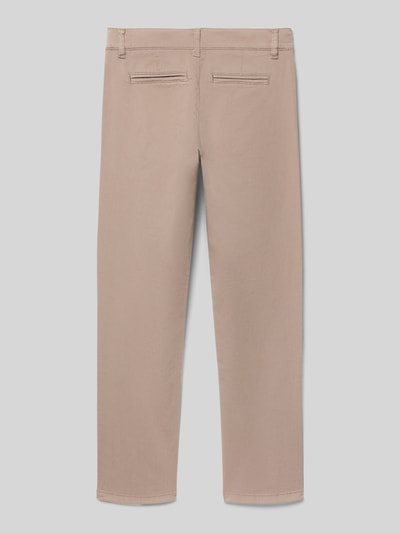 s.Oliver RED LABEL Regular fit chino van katoenmix, model 'PETE' Steengrijs - 3