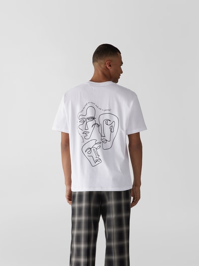 Preach T-Shirt mit Motiv- und Statement-Print Weiß 5