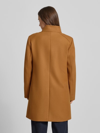 Liu Jo White Płaszcz ze stójką Beżowy 5