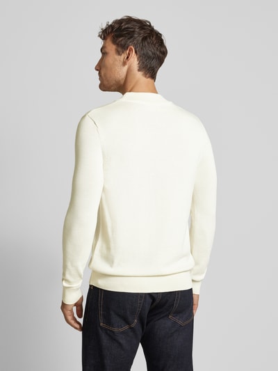 SELECTED HOMME Gebreide pullover met turtleneck, model 'ROBERT' Offwhite - 5