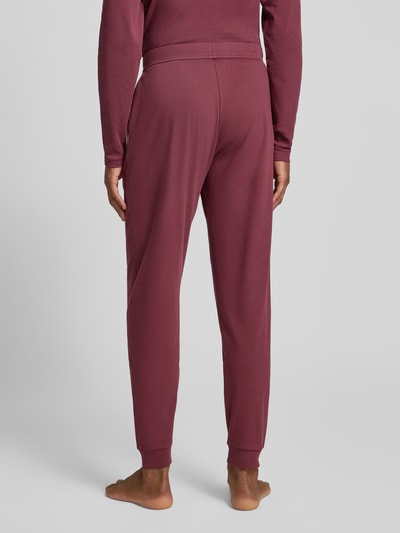 Christian Berg Men Lounge-Hose mit elastischem Bund und Eingrifftaschen Pflaume 5