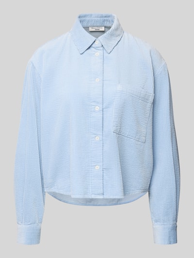 Marc O'Polo Denim Relaxed fit blouse met lange mouwen van puur katoen Lichtblauw - 1