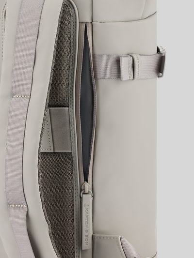 Kapten & Son Rucksack mit Flaschenhalterung innen Modell 'HELSINKI' Hellgrau 5