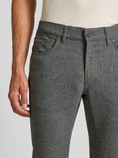 Brax Slim Fit Stoffhose mit Viskose-Anteil im 5-Pocket-Design Modell 'Chuck' Graphit 3