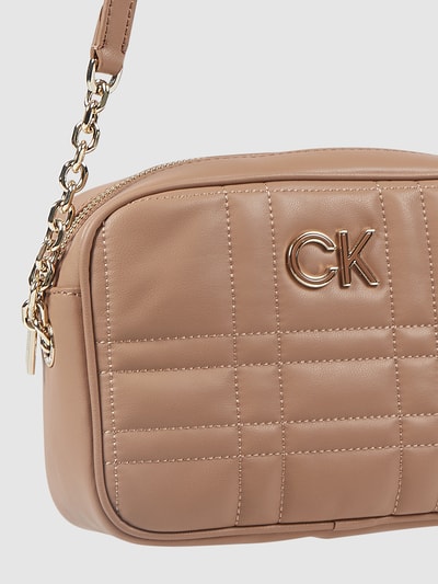 CK Calvin Klein Crossbody Bag in Leder-Optik  Beige 5