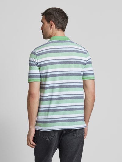 Fynch-Hatton Regular Fit Poloshirt mit Logo-Stitching Hellgruen 5