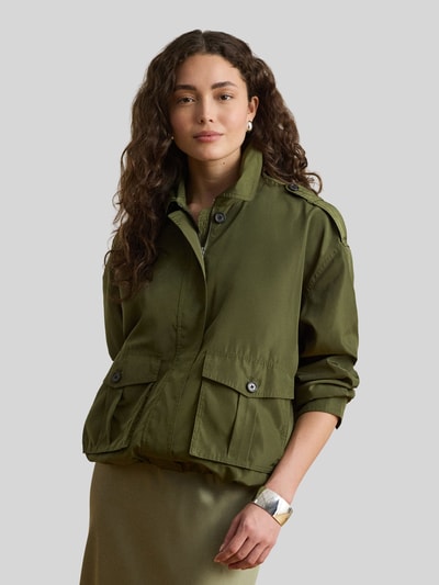 Lauren Ralph Lauren Relaxed Fit Blouson mit Schulterriemen Oliv 4