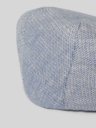 Müller Headwear Platte pet van linnenmix, model 'GATSBY' Blauw - 2