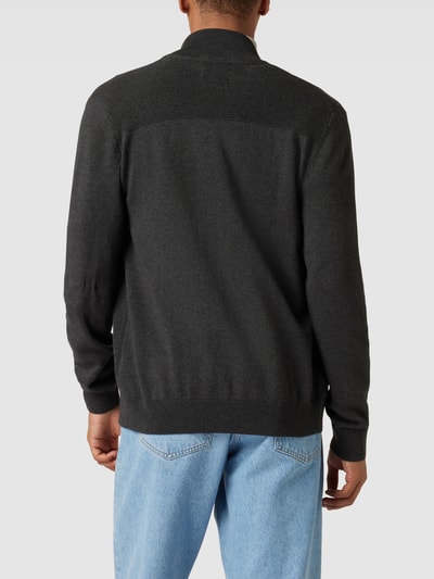 MCNEAL Strickjacke mit Stehkragen Dunkelgrau meliert 5