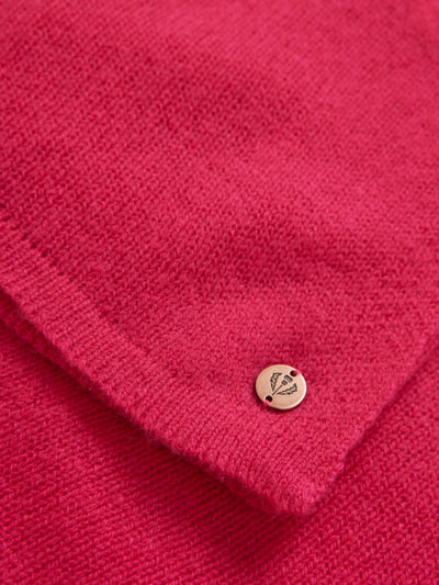 Fraas Schal aus reinem Kaschmir mit Label-Detail Pink 2