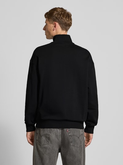 Hugo Blue Regular Fit Sweatshirt aus reiner Baumwolle Modell 'NEELER' Black 5