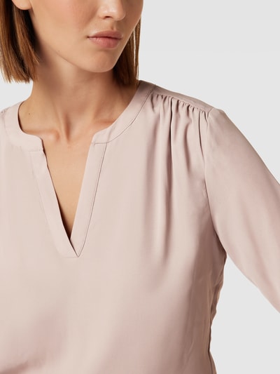 Montego Bluse mit V-Ausschnitt Taupe 3