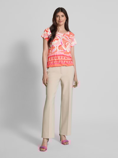 Betty Barclay T-shirt z okrągłym dekoltem Czerwony 1