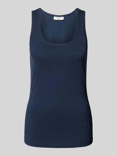 Marc O'Polo Denim Tanktop met boothals Marineblauw - 2