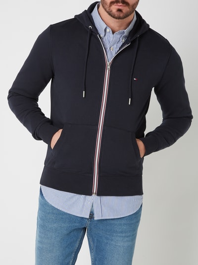 Tommy Hilfiger Vintage Fit Sweatjacke in Melangeoptik  Marine 4