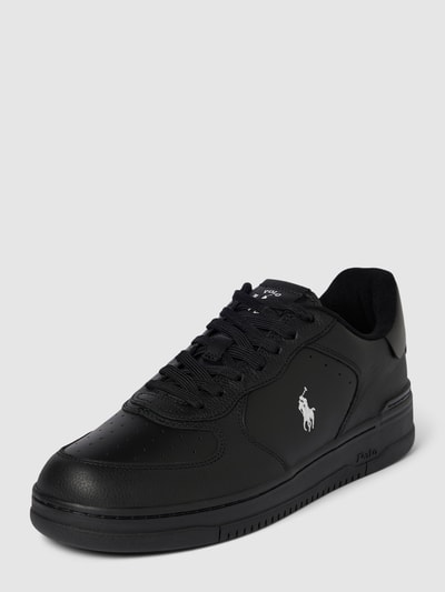 Polo Ralph Lauren Sneakers met labelstitching Zwart - 1