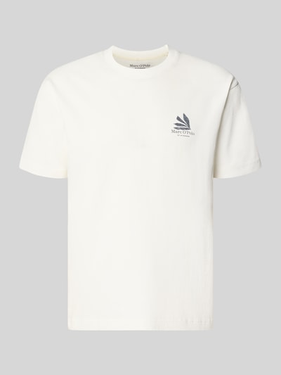 Marc O'Polo Relaxed Fit T-Shirt aus reiner Baumwolle Offwhite 2