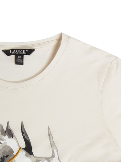 Lauren Ralph Lauren T-Shirt mit Motiv-Print Weiss 2