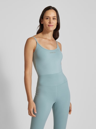 Guess Activewear Top met labelapplicatie, model 'MARIKA' Lichtblauw - 4