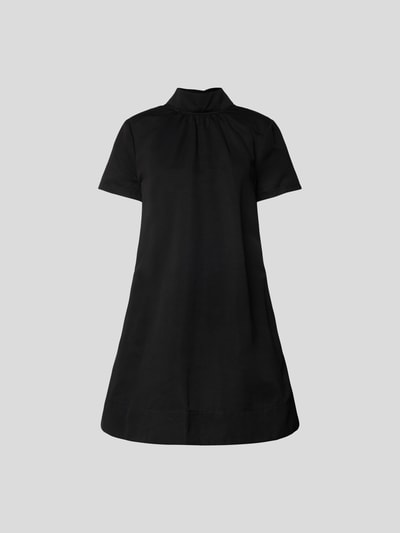 Staud Minikleid mit Stehkragen Black 2