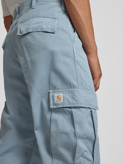 Carhartt Work In Progress Spodnie cargo o kroju regular fit z kieszeniami z tyłu Jasnoszary 3