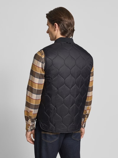 Barbour Regular fit bodywarmer met tweewegritssluiting Zwart - 5