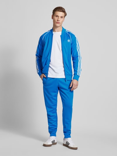 adidas Originals Bluza rozpinana z wyhaftowanym logo Królewski niebieski 1