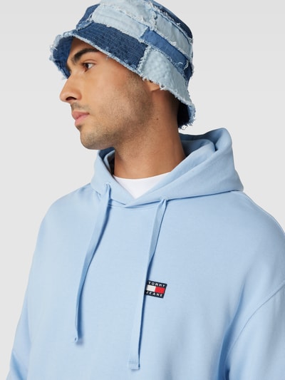 Tommy Jeans Hoodie met kangoeroezak Lichtblauw - 3