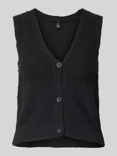 Only Regular Fit Indoorweste mit Strukturmuster Modell 'ALVILDA' Black 2