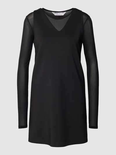 MaxMara Leisure Mini-jurk met V-hals, model 'CHOPIN' Zwart - 2