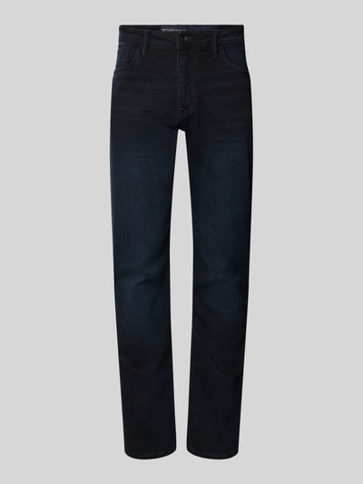 Tom Tailor Denim tapered fit jeans van katoenmix model 'BRYDEN' Donkerblauw - 2